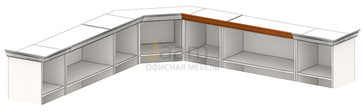 Кабинет руководителя Карниз ПК-ВР-КР136х8П