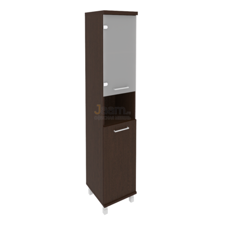 Кабинет руководителя Офисный шкаф высокий узкий левый KSU-1.4 Л
